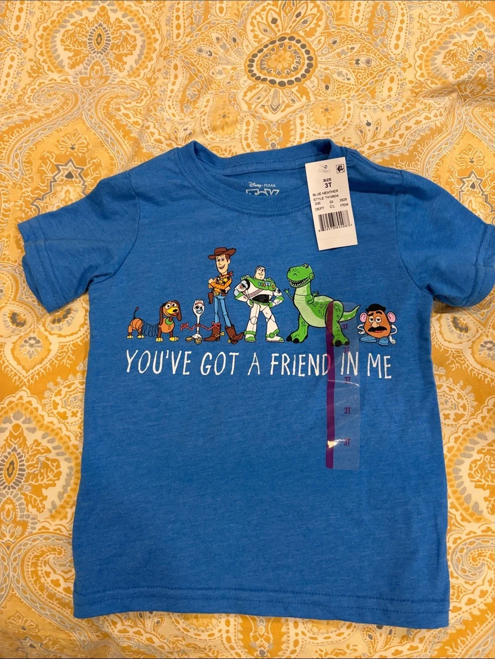 Disney Blue Toy Story 'You've Got a Friend in Me' Graphic Tee